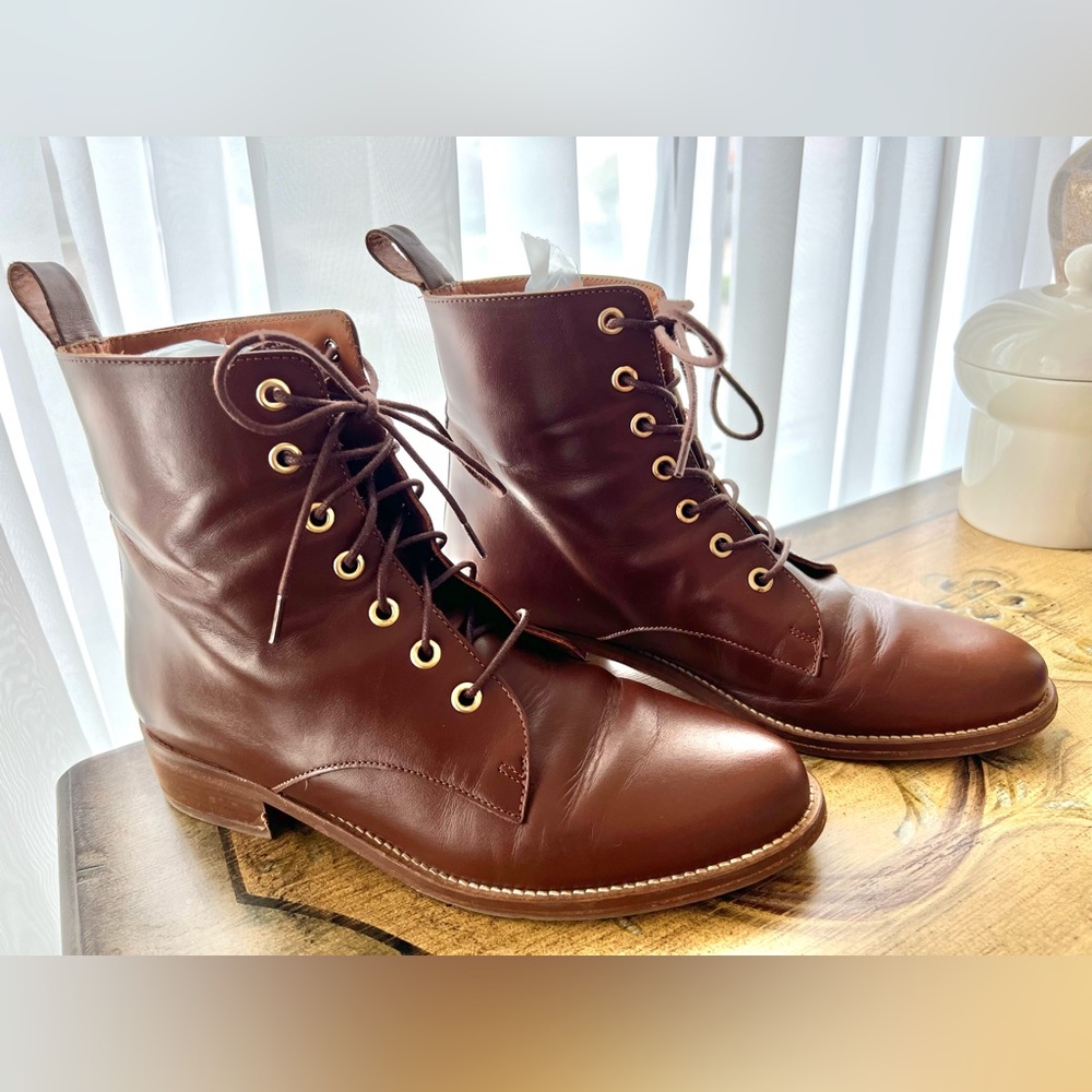 Bobbies Doria Smooth Leather Brown Chestnut 39